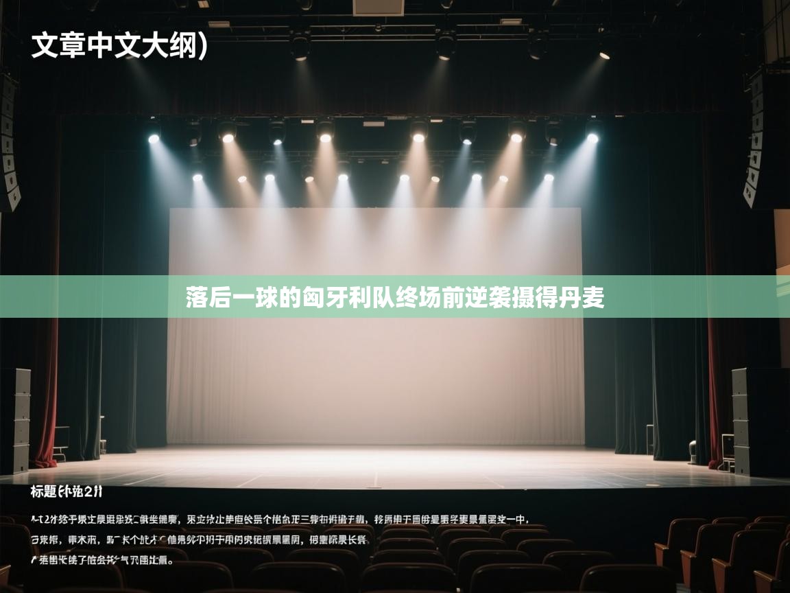 落后一球的匈牙利队终场前逆袭摄得丹麦 第2张